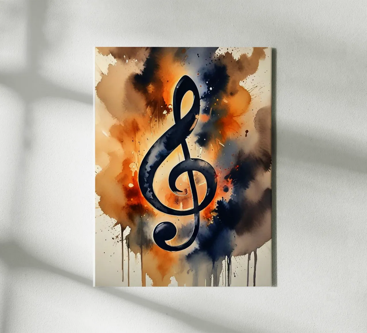 CLEF canvas with Floater frame by ArtDesign by KBK