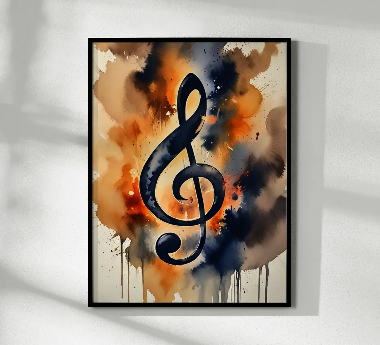 CLEF poster con telaio in legno da ArtDesign by KBK