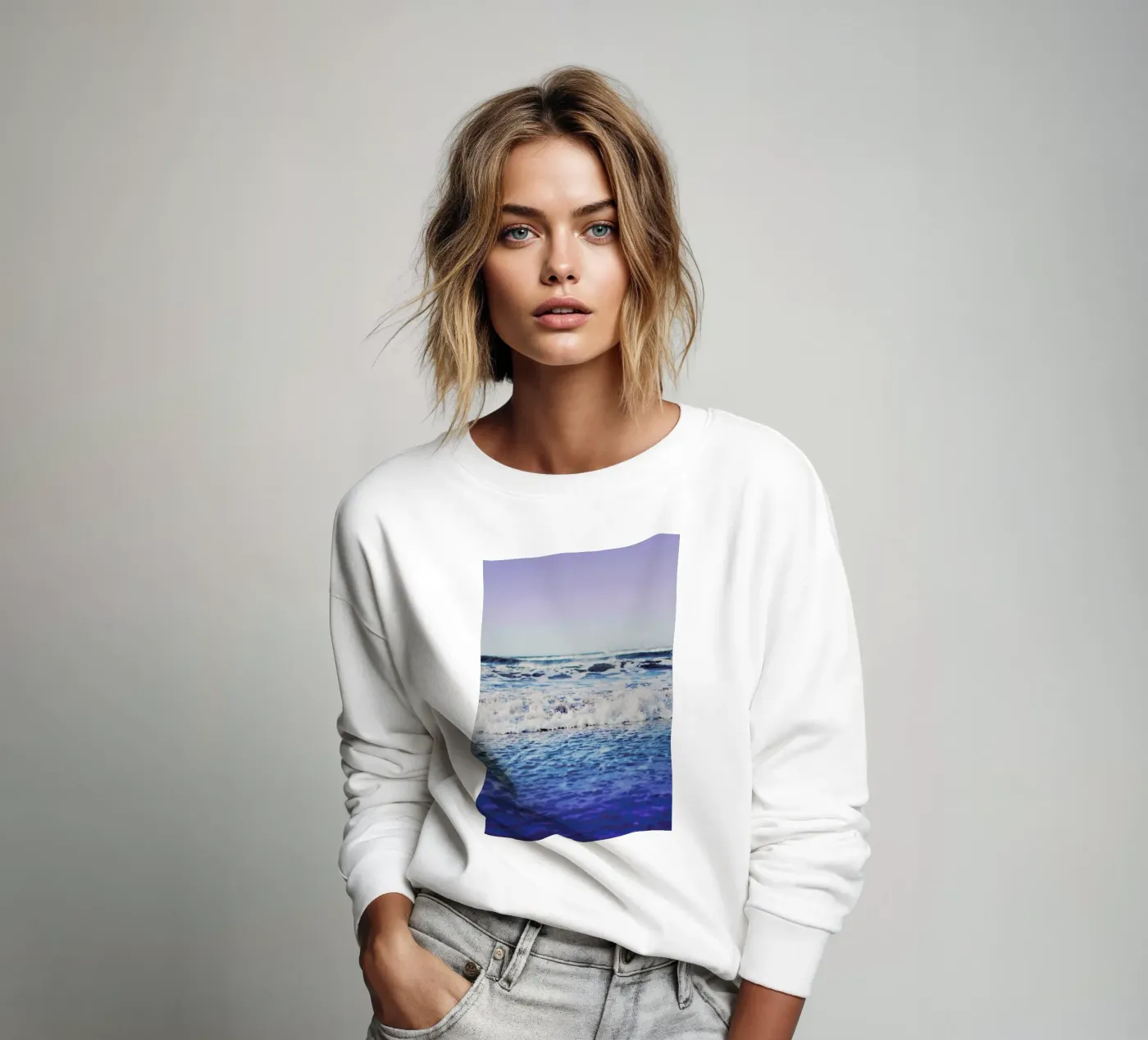 Indigo Waves felpa da Leah Flores