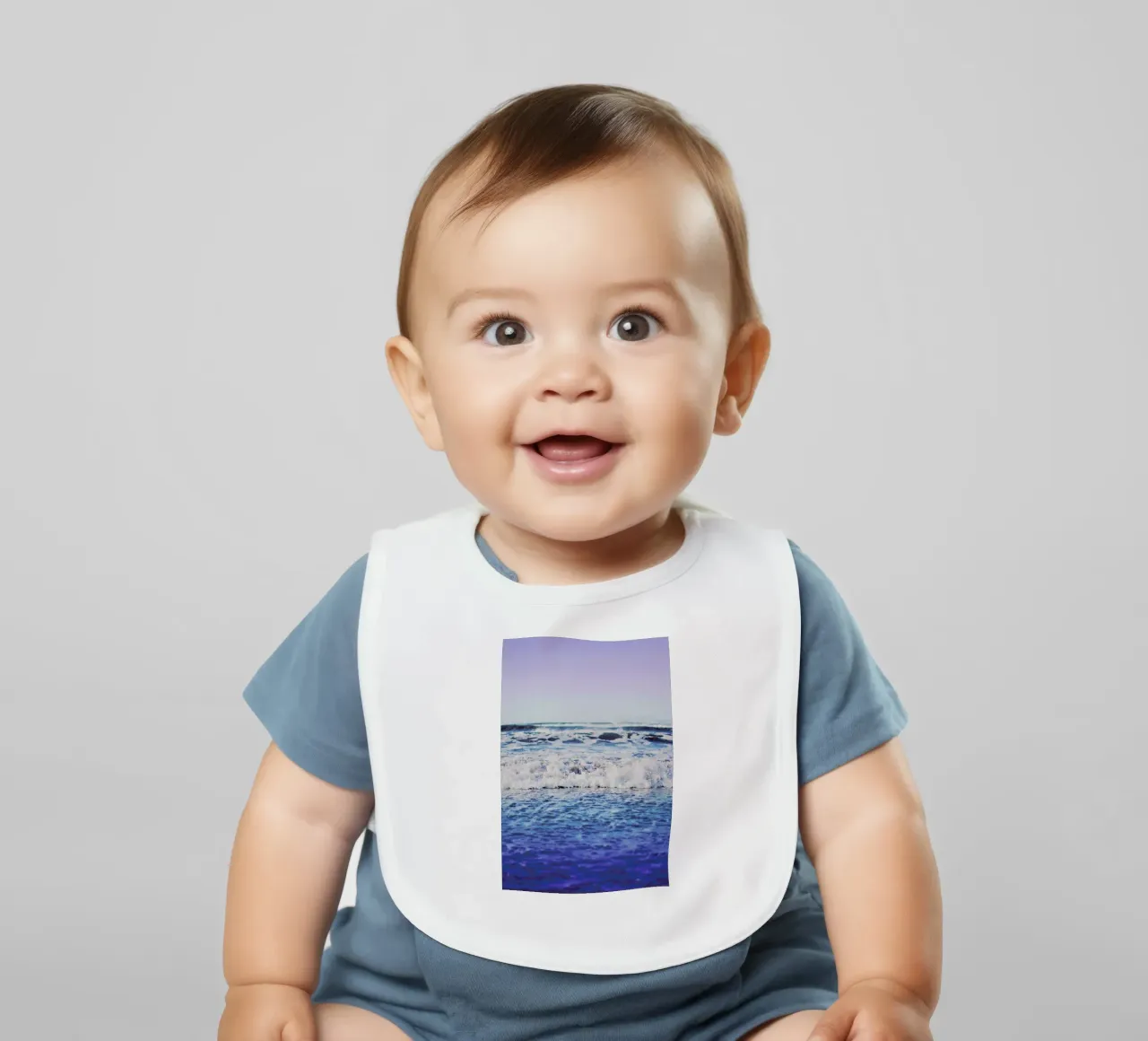 Indigo Waves bavaglino da Leah Flores