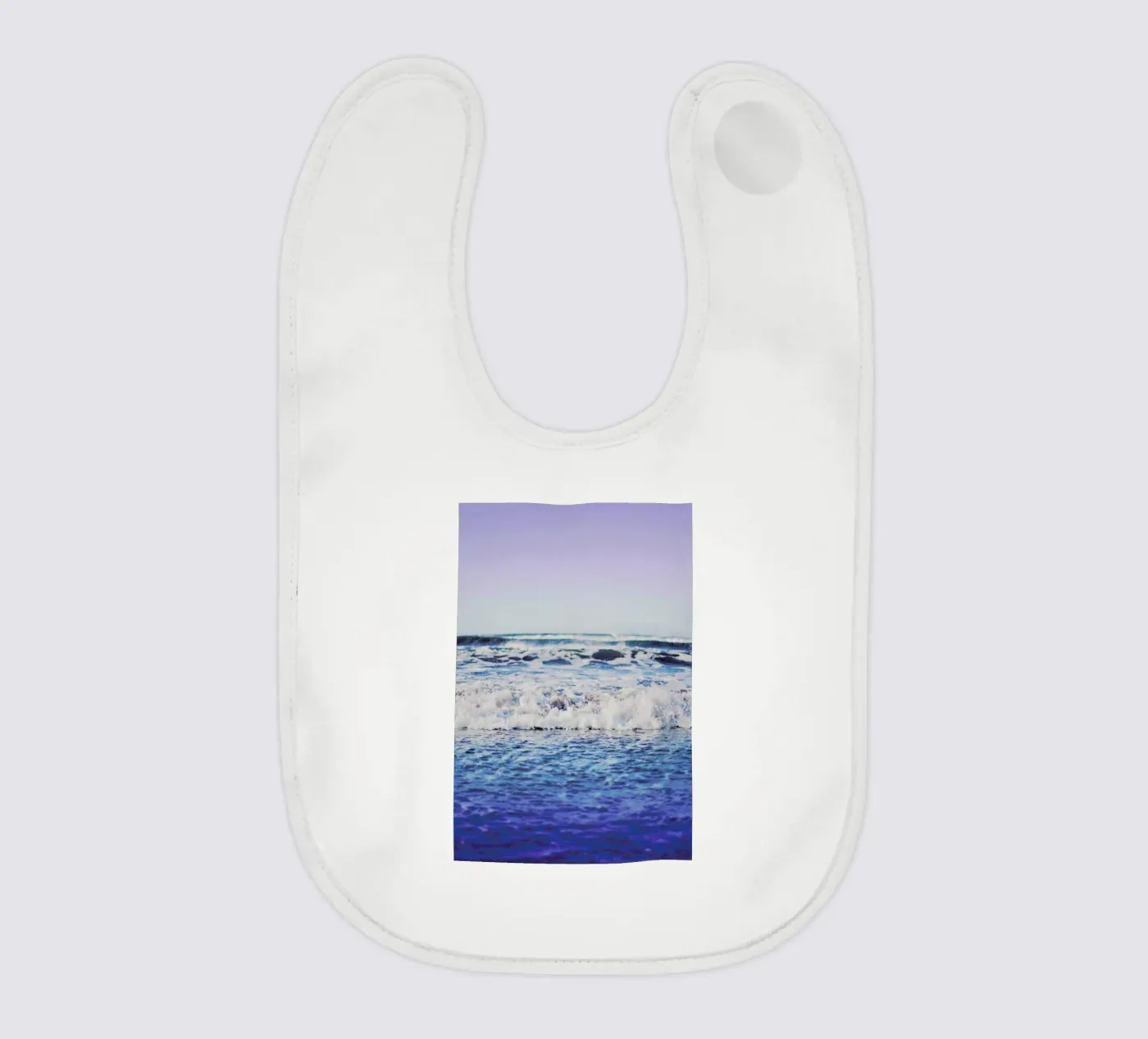 Indigo Waves Babylätzchen von Leah Flores