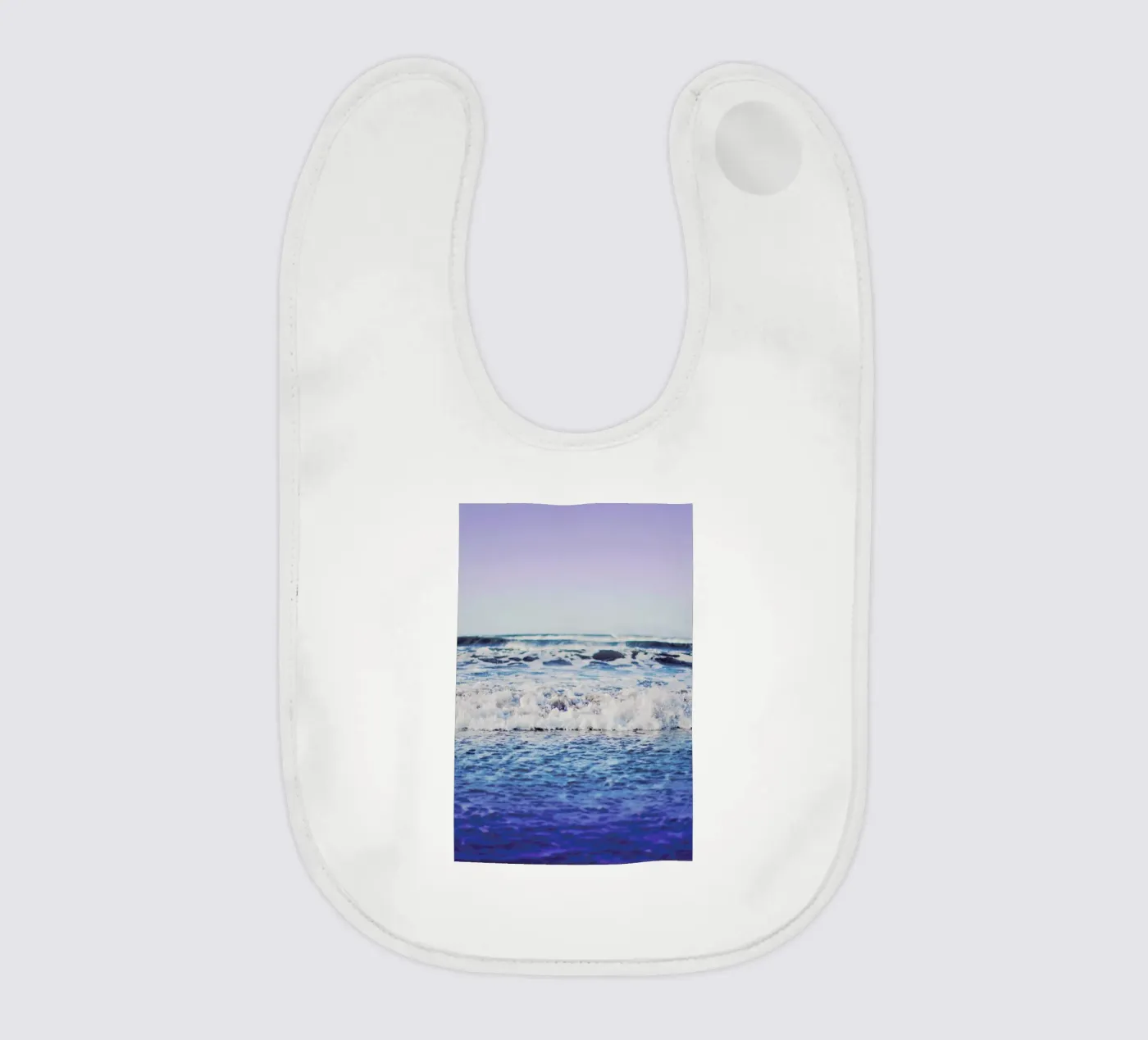 Indigo Waves bavoir de Leah Flores