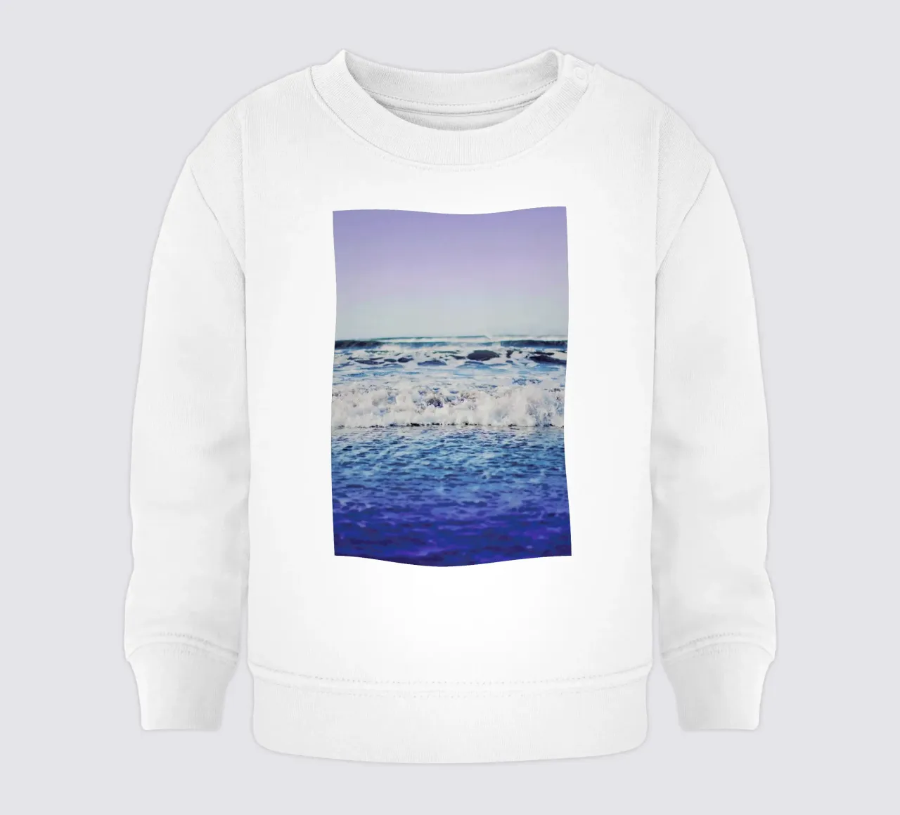 Indigo Waves felpa neonato da Leah Flores