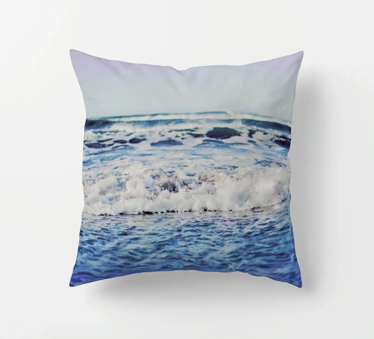 Indigo Waves cuscino da Leah Flores