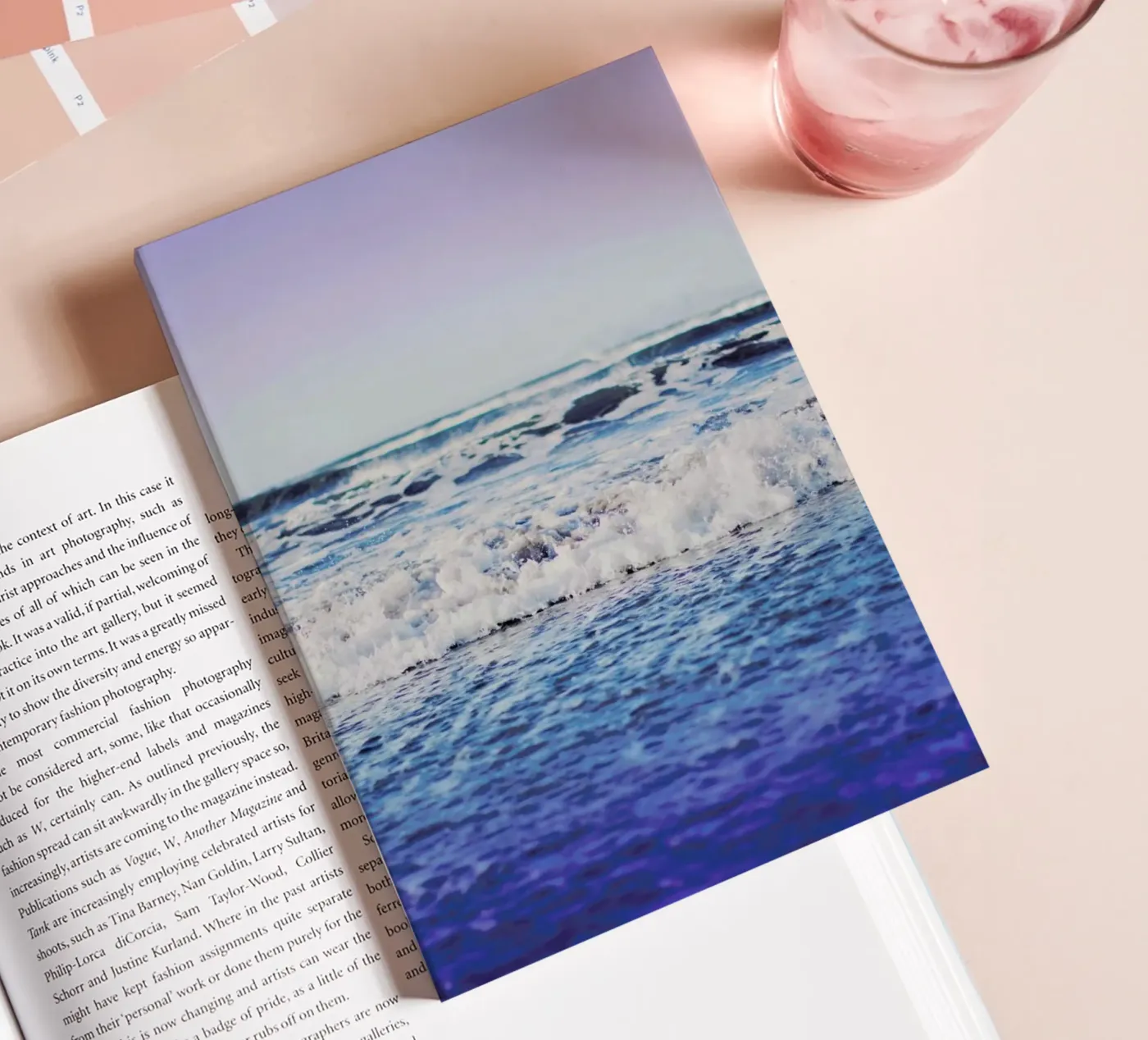 Indigo Waves notebook by Leah Flores