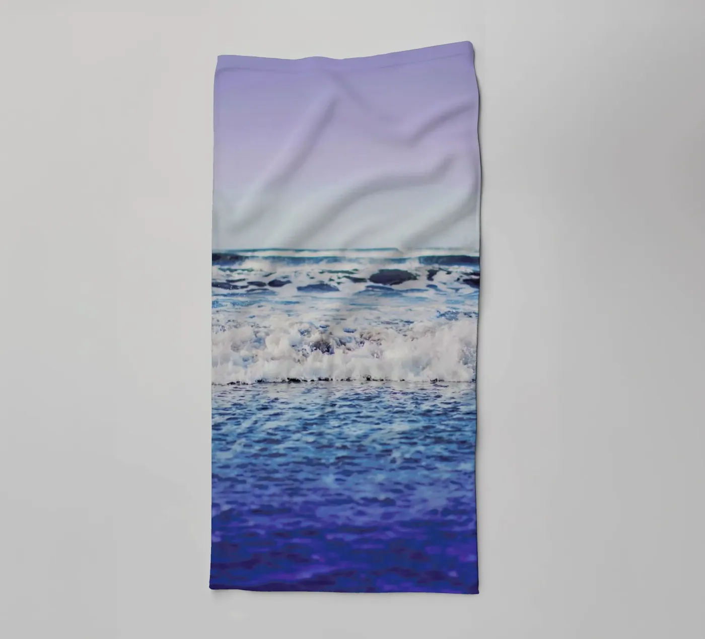 Indigo Waves badhanddoek van Leah Flores