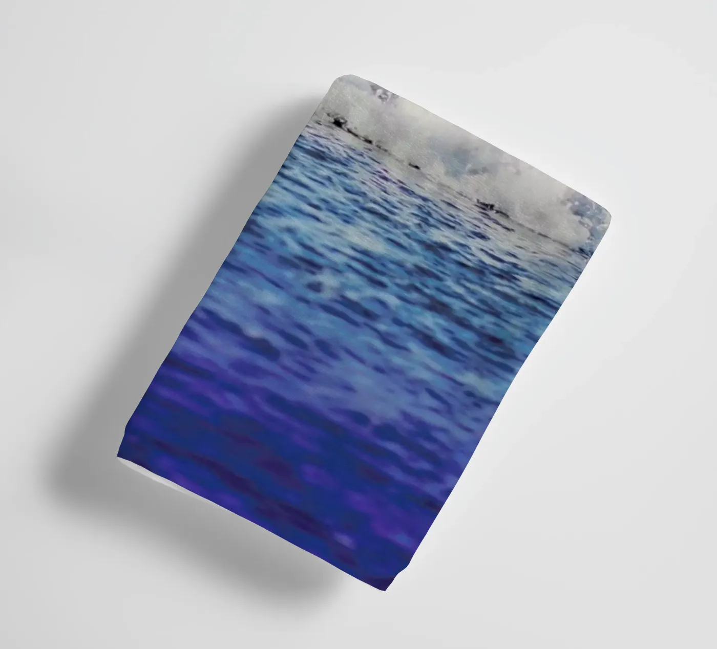 Indigo Waves towel by Leah Flores