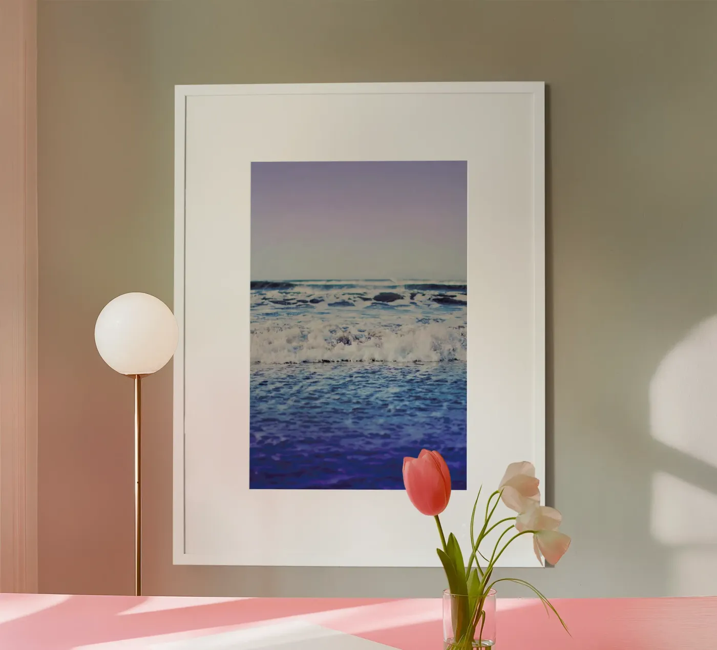 Indigo Waves poster da Leah Flores