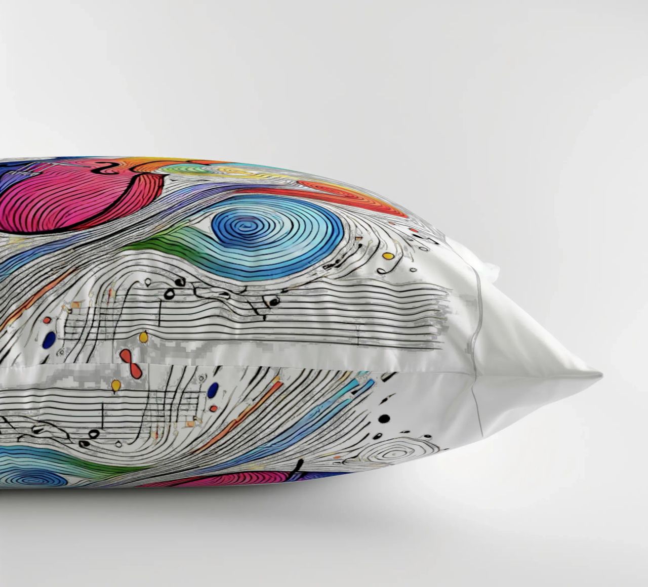 Cello semplice, linea colorata cuscino da SwenIA design