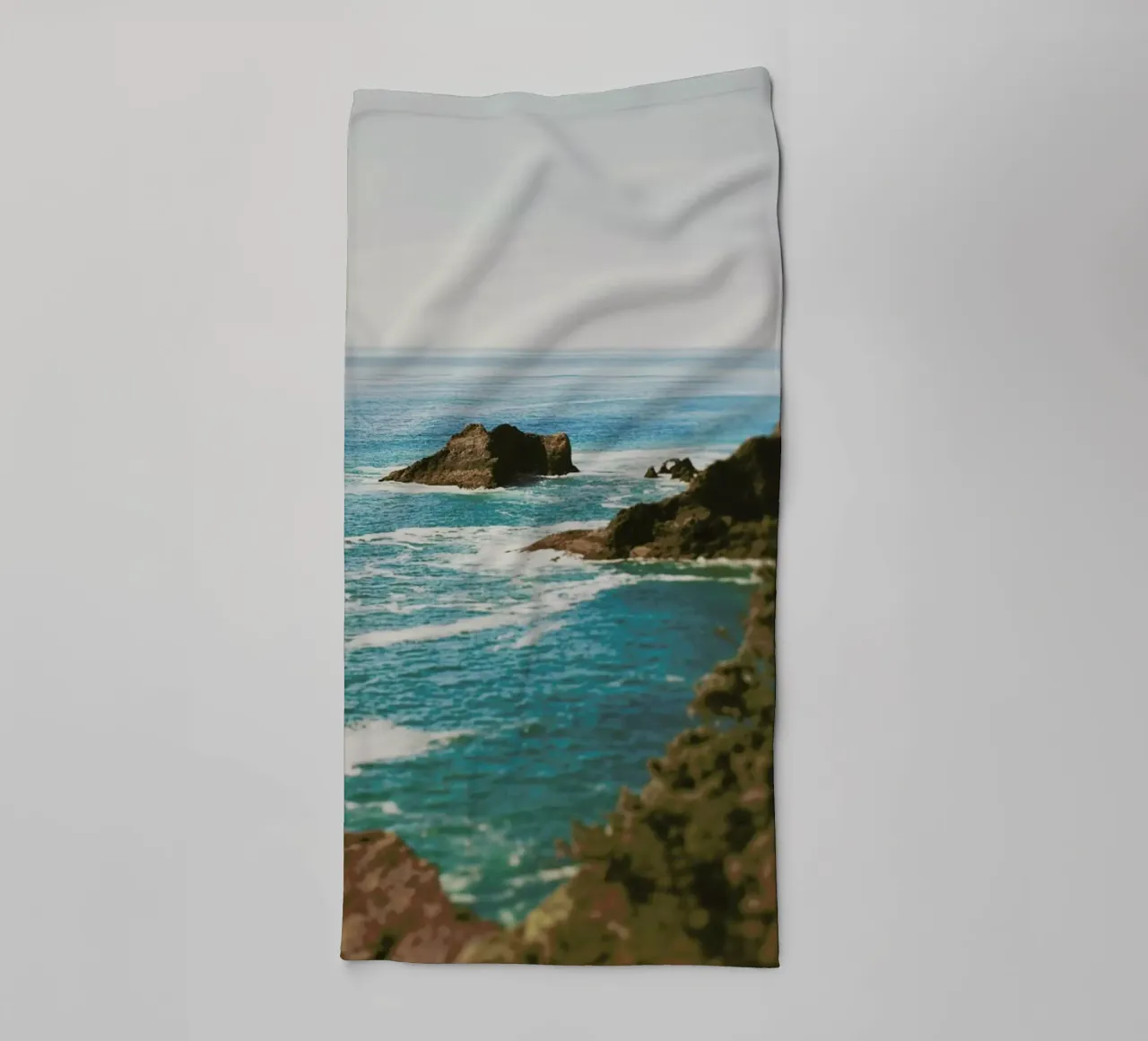 Oregon Coast asciugamano da bagno da Leah Flores