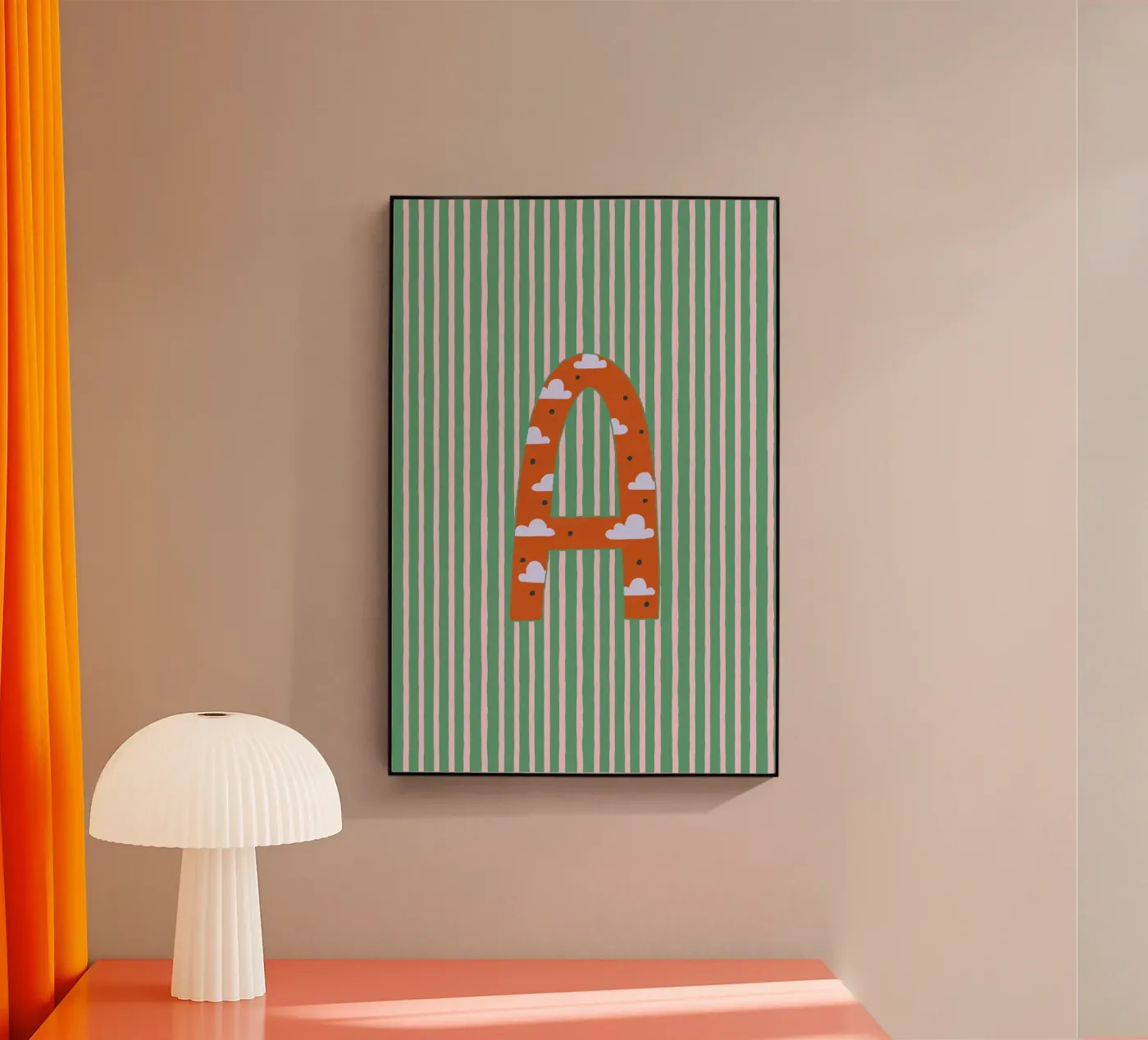 Buchstabe "A" plexiglass da treechild