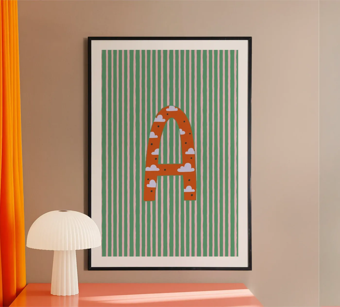 Buchstabe "A" poster by treechild