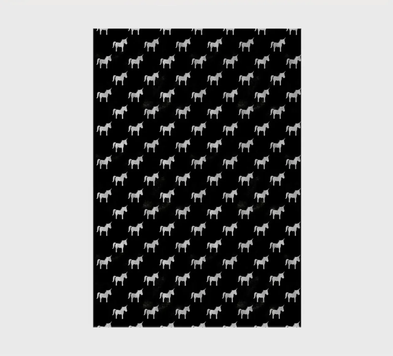 Unicorn Party Black notebook by Leah Flores