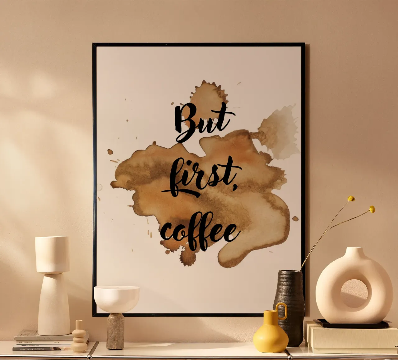 Ma prima, il caffè poster da ArtDesign by KBK