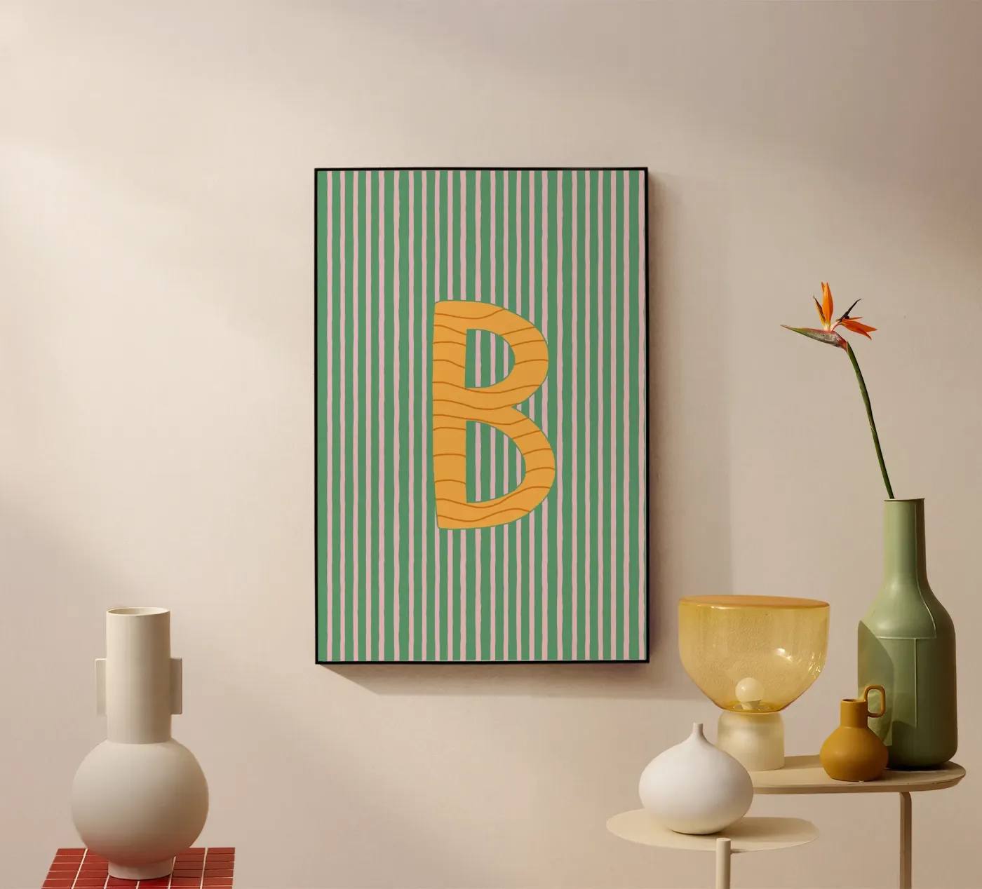 Buchstabe B plexiglass da treechild
