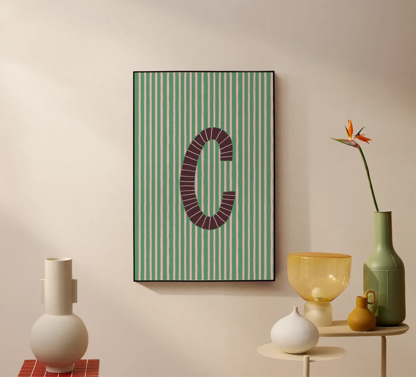 Buchstabe C plexiglass da treechild