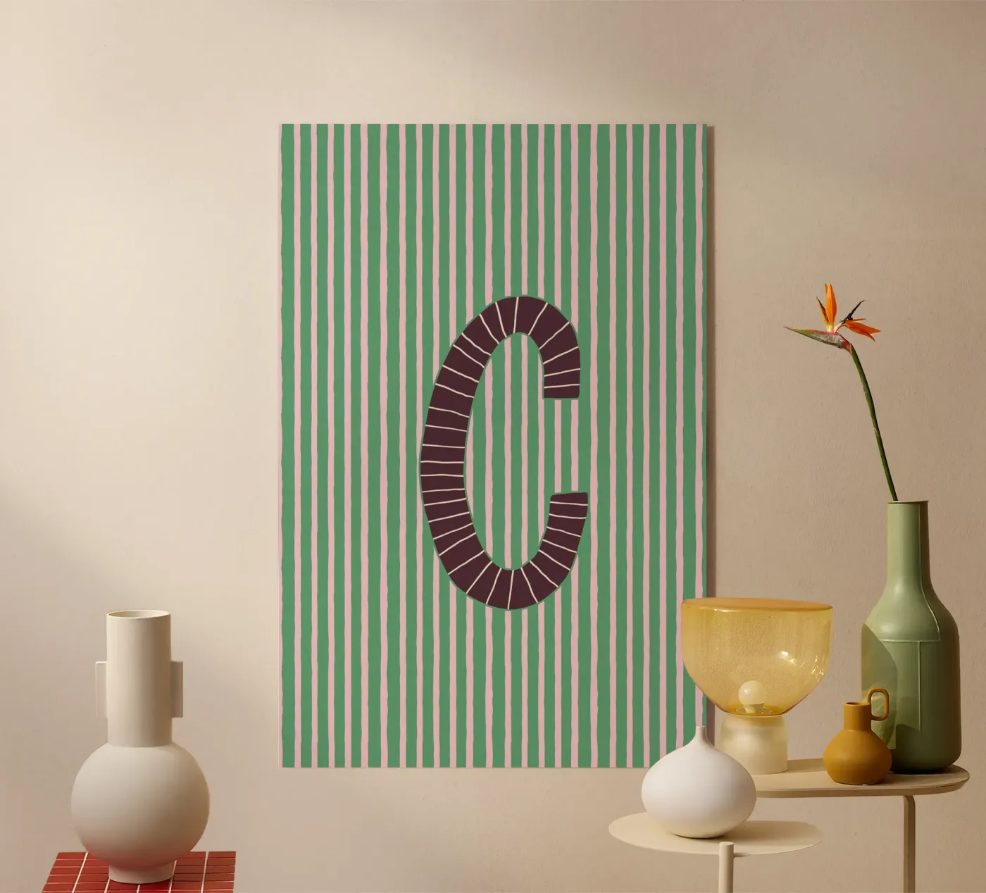Buchstabe C plexiglass da treechild