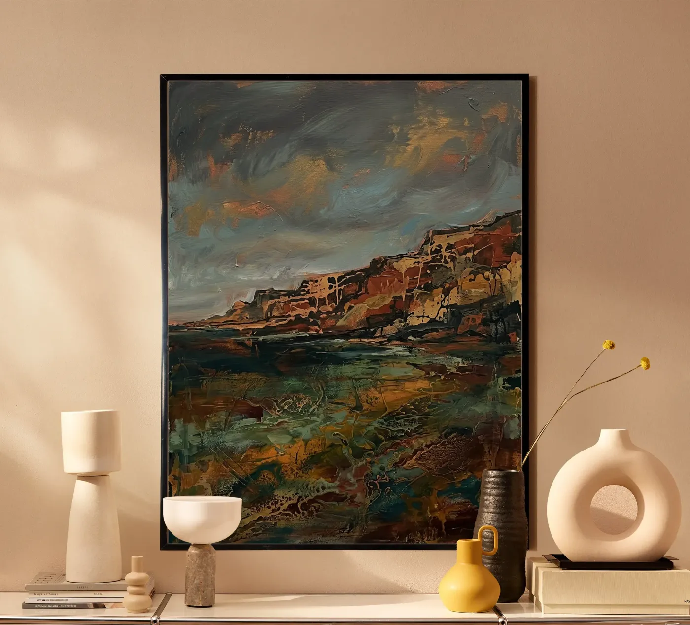 Rust Canyon con texture poster da Moonless Aurora