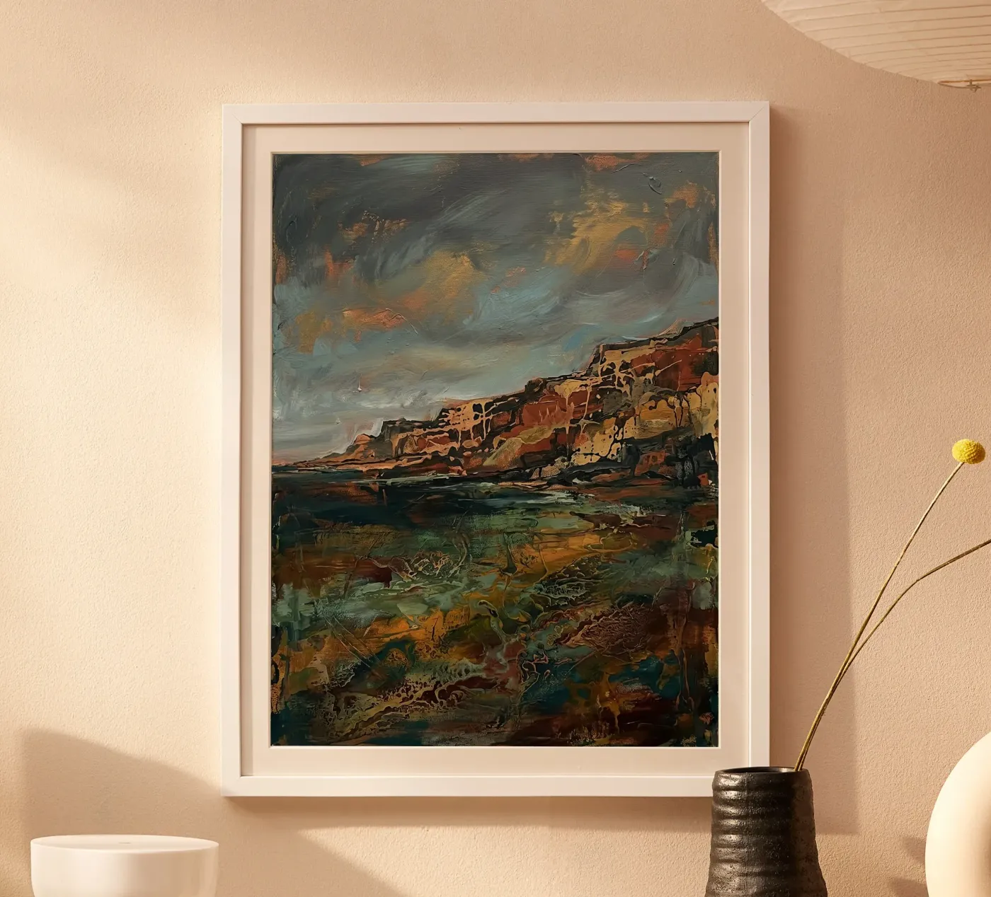 Rust Canyon con texture poster da Moonless Aurora