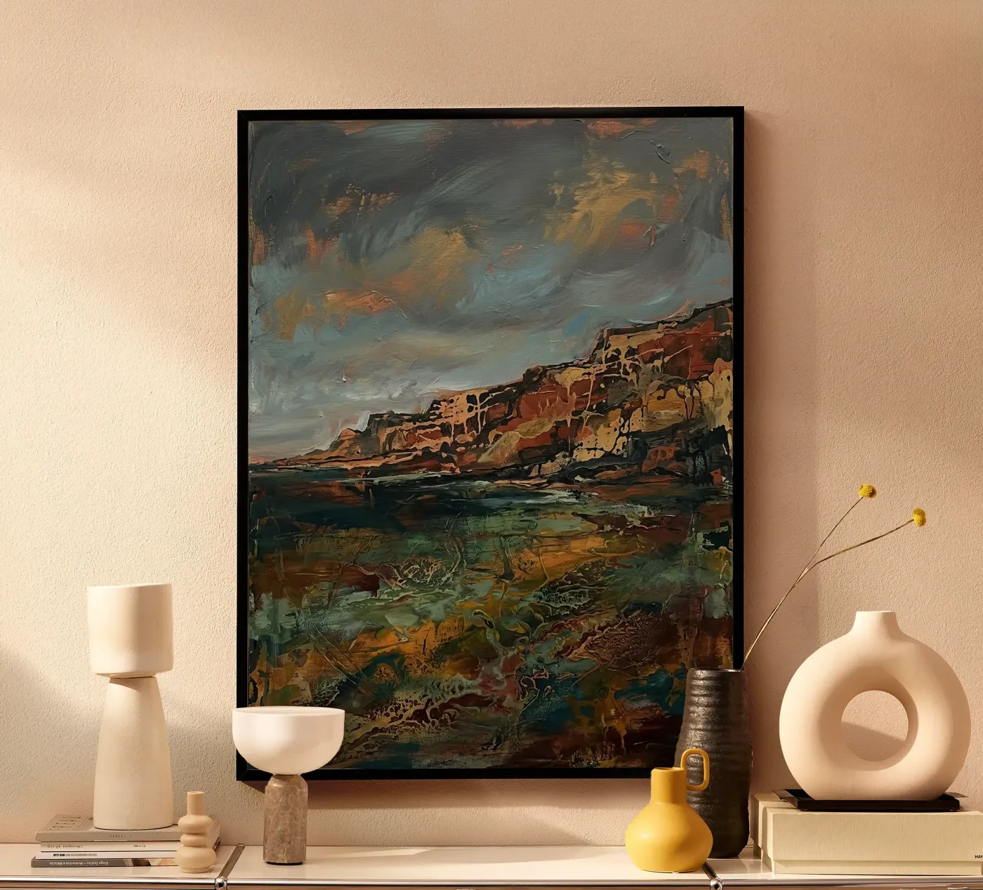 Rust Canyon con texture poster da Moonless Aurora