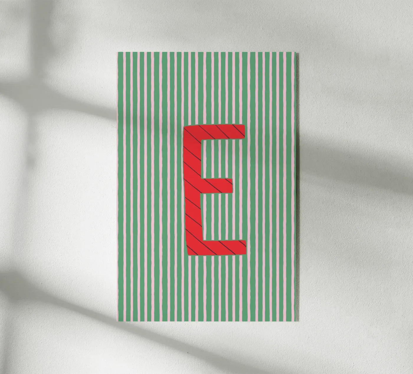 Buchstabe E plexiglas de treechild