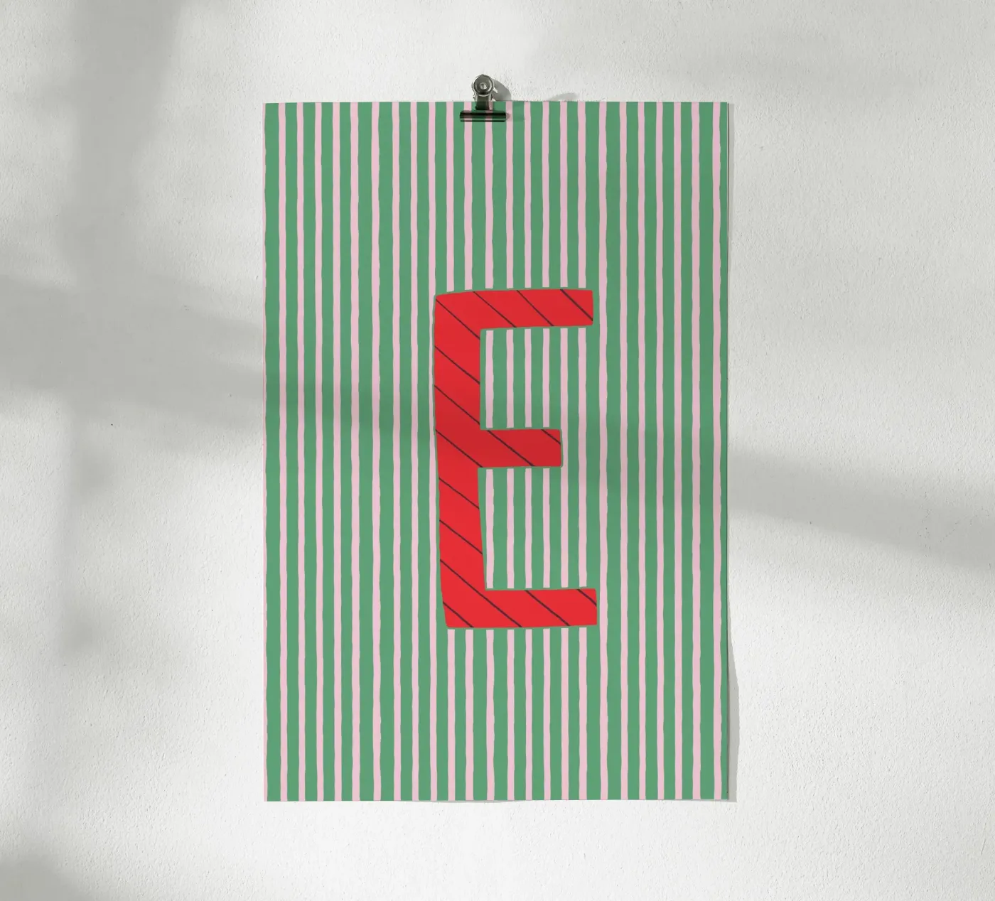 Buchstabe E Poster von treechild