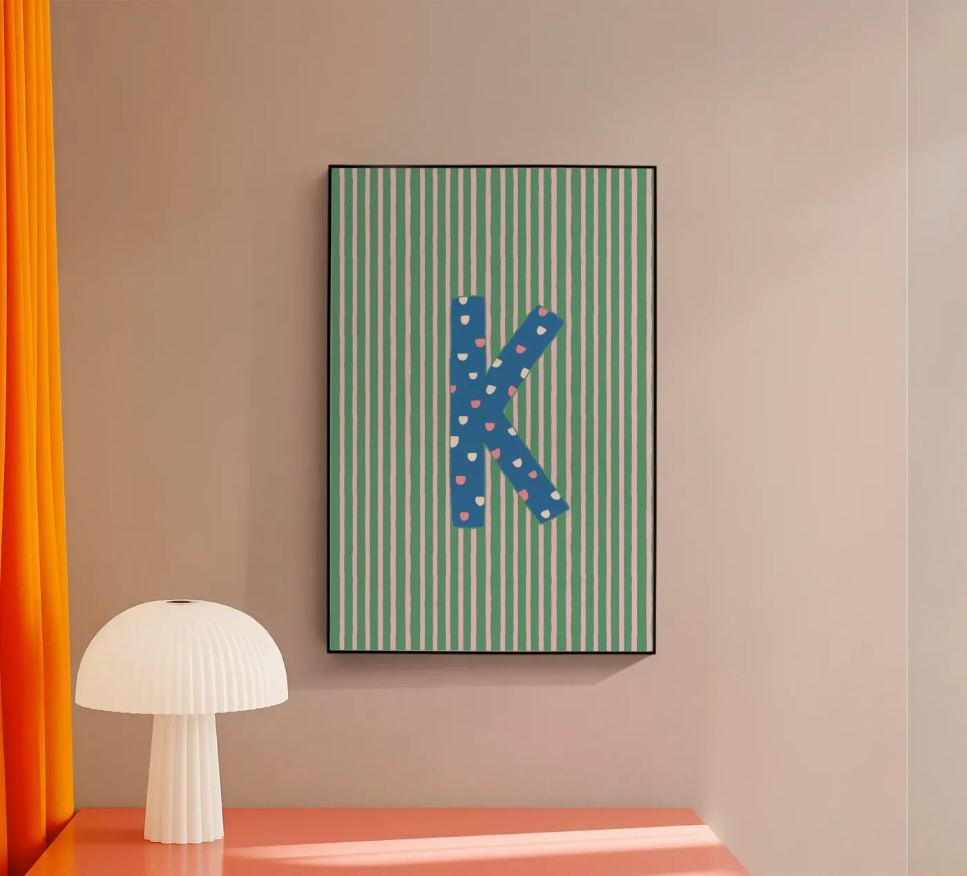 Buchstabe K plexiglass da treechild