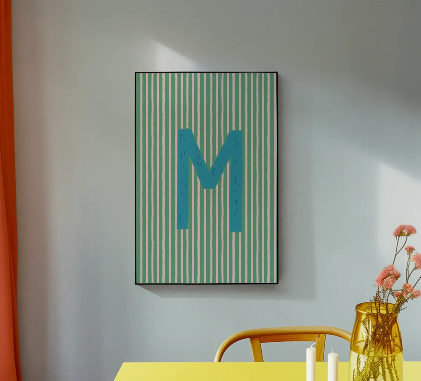 Buchstabe M plexiglass da treechild