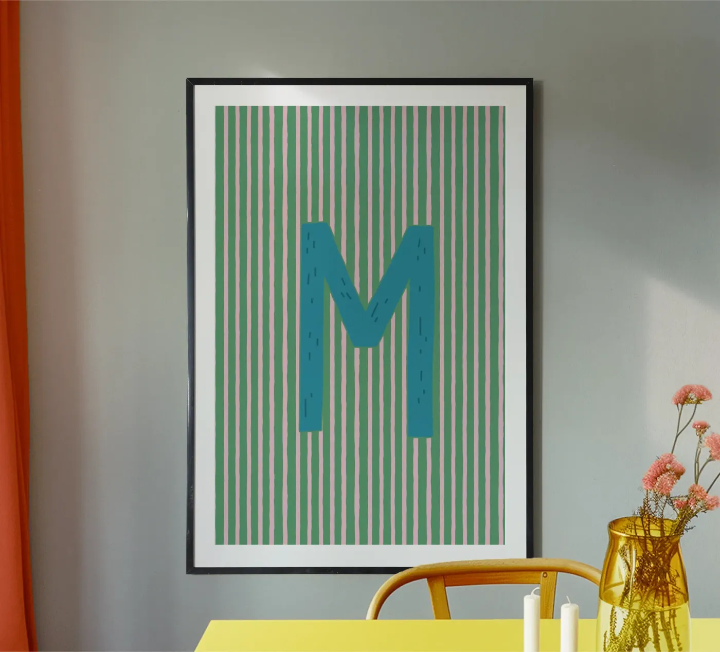 Buchstabe M poster da treechild