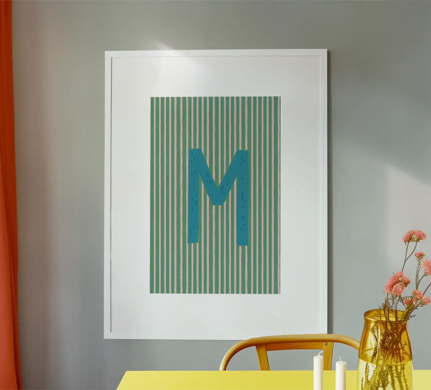 Buchstabe M poster da treechild