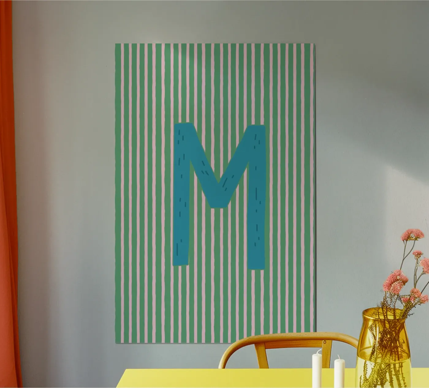 Buchstabe M poster da treechild