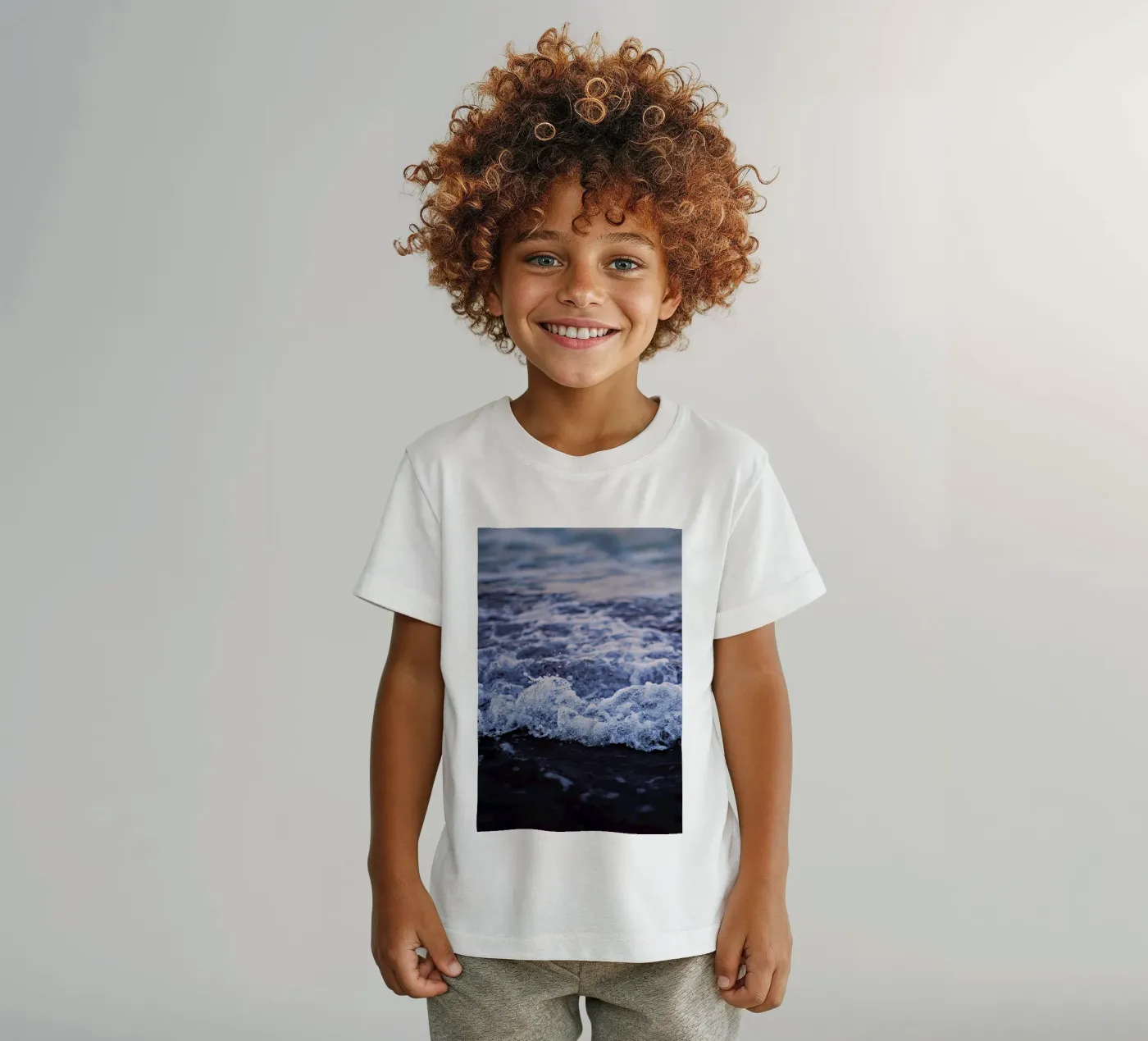 Waves kinder t-shirt van Leah Flores