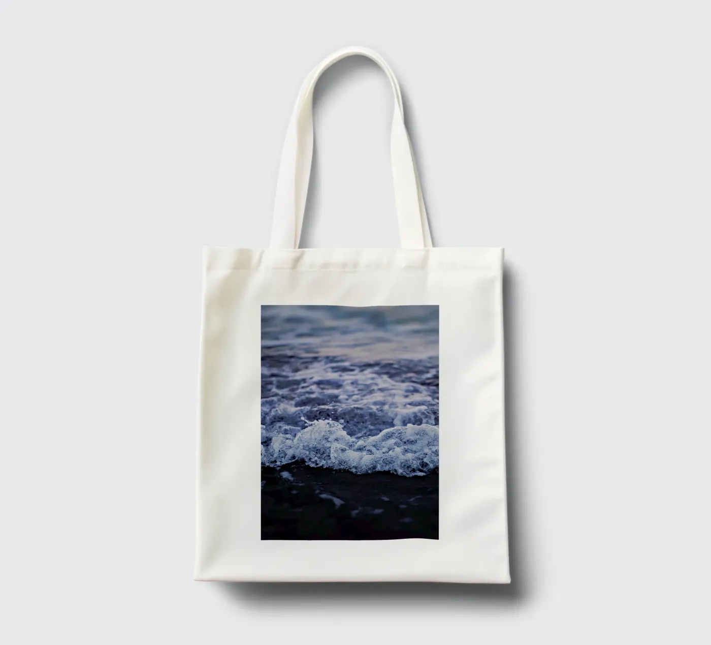 Waves tote bag by Leah Flores