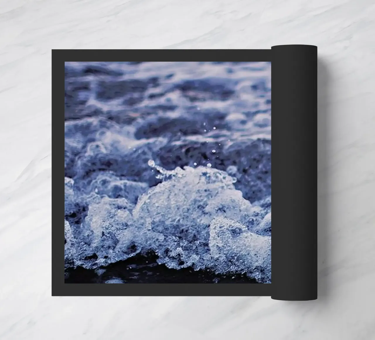 Waves paillasson de Leah Flores