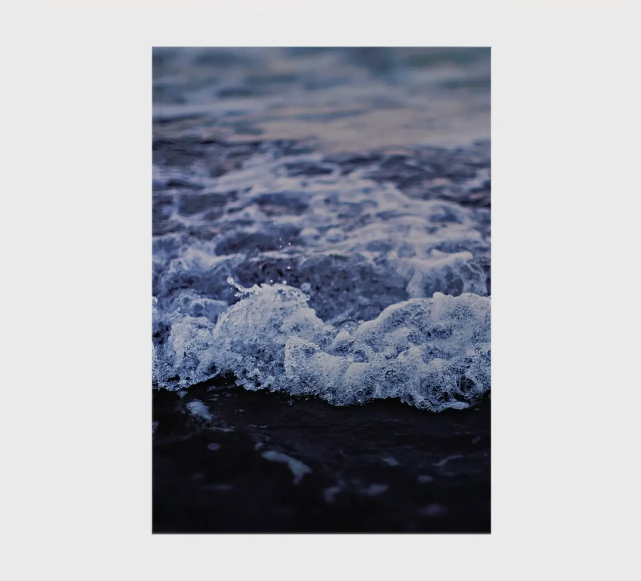 Waves notebook by Leah Flores