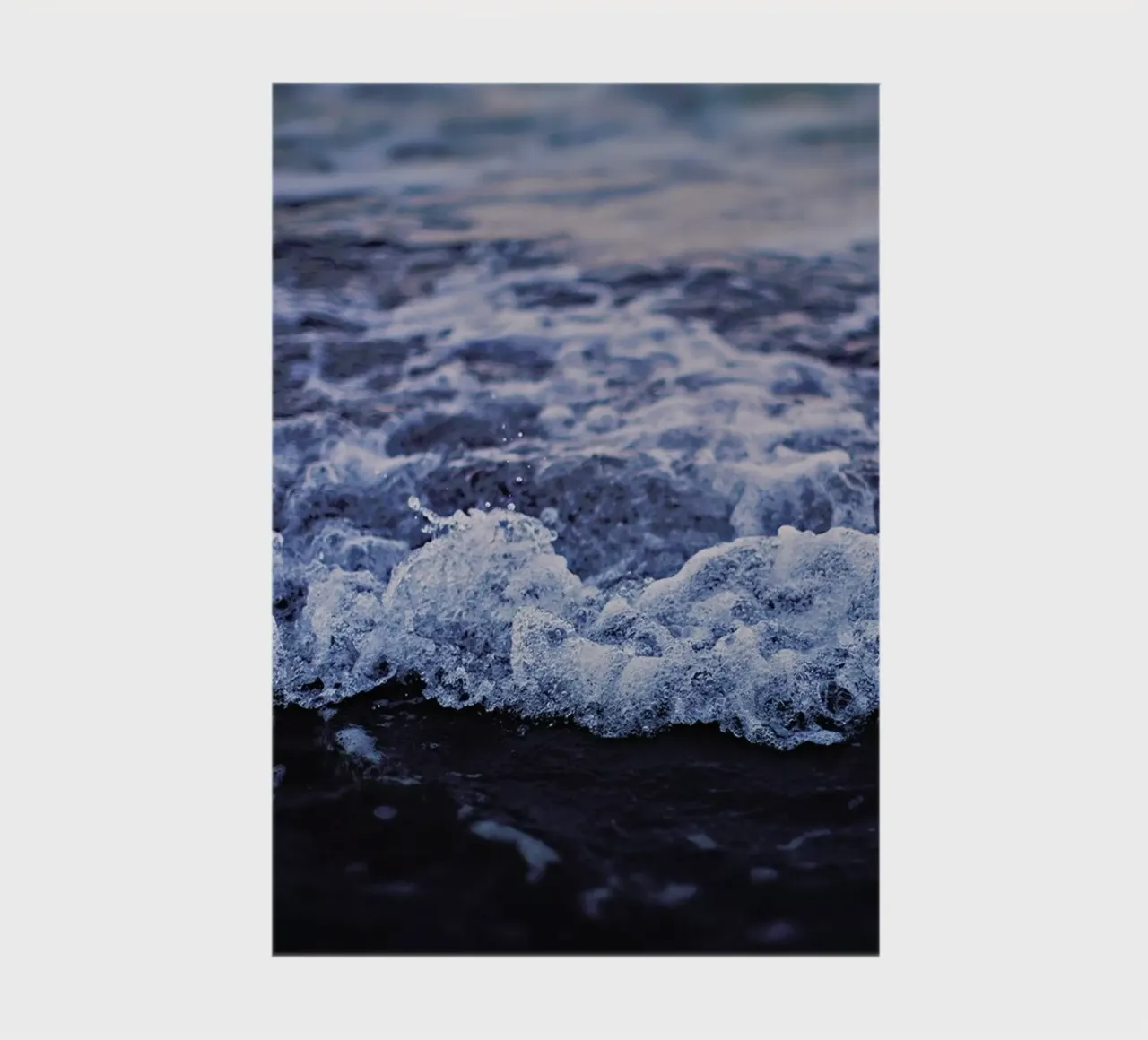 Waves notebook by Leah Flores