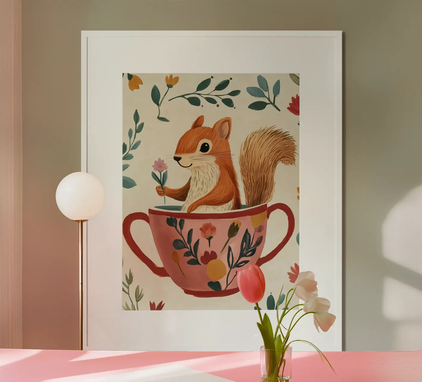 Teacup Squirrel Poster von Lilo
