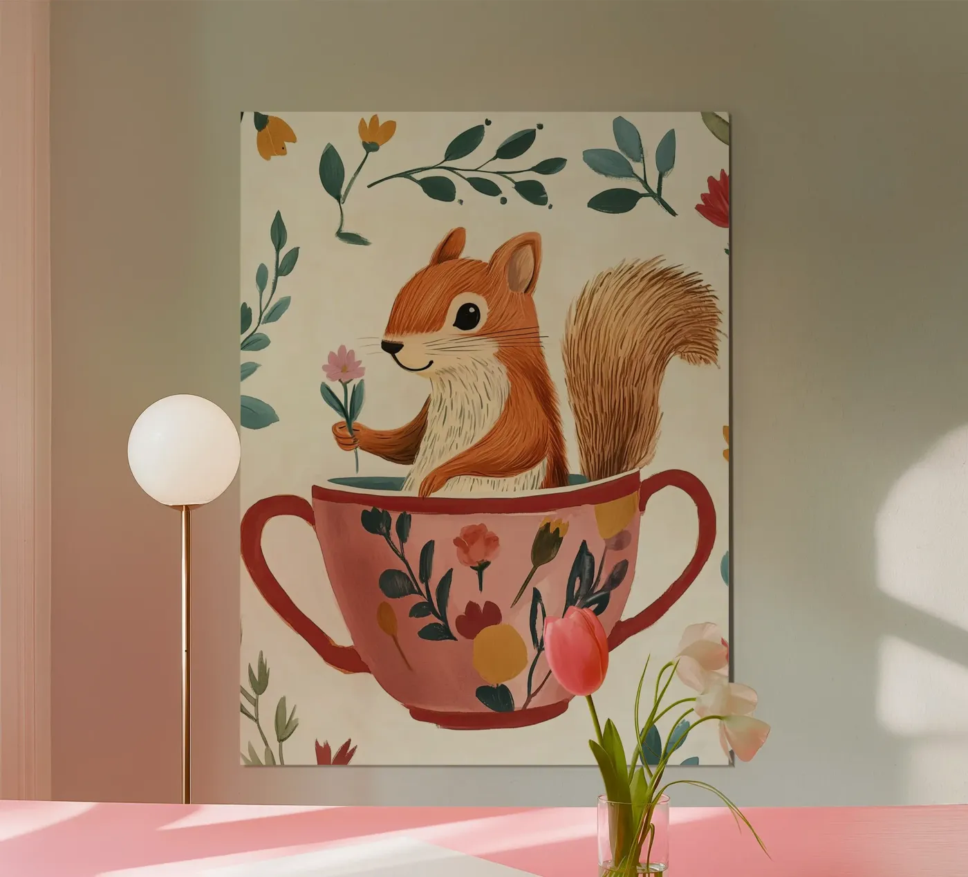 Teacup Squirrel Poster von Lilo