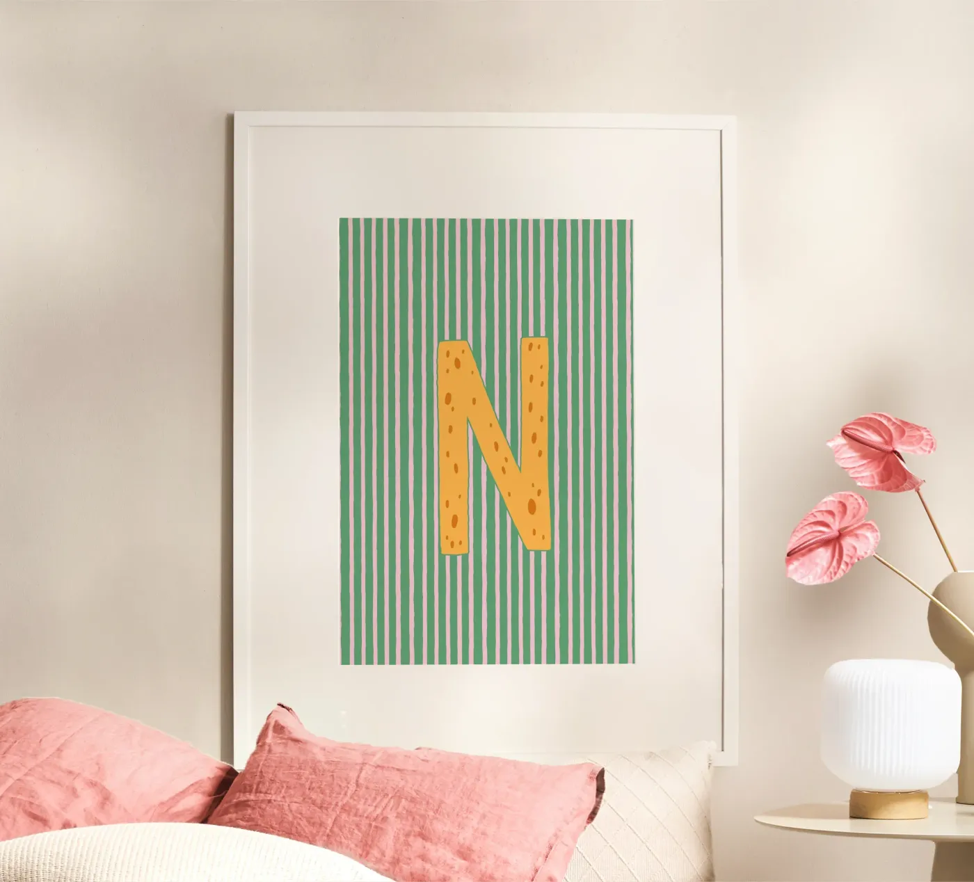 Buchstabe N poster da treechild