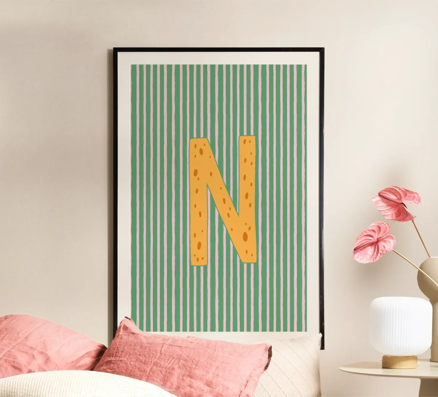Buchstabe N poster da treechild