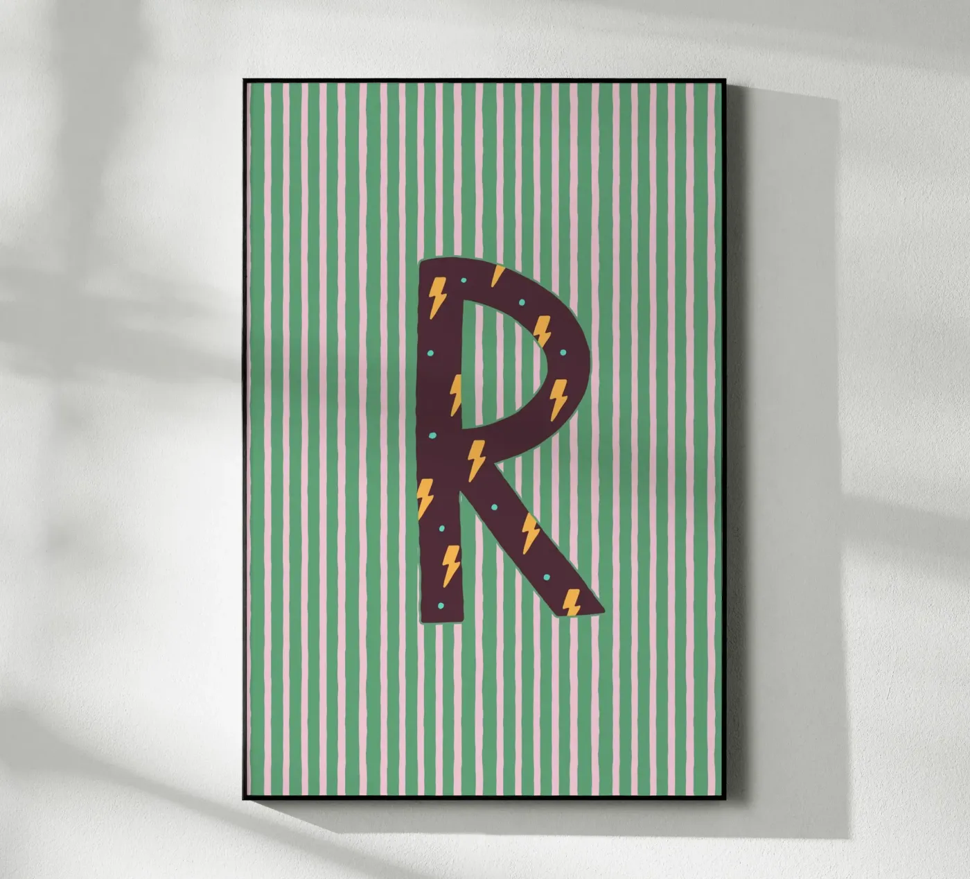 Buchstabe R plexiglass da treechild