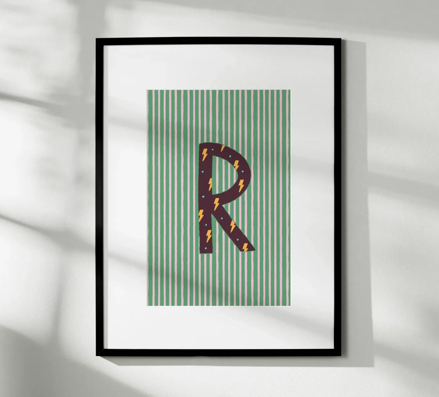 Buchstabe R poster da treechild