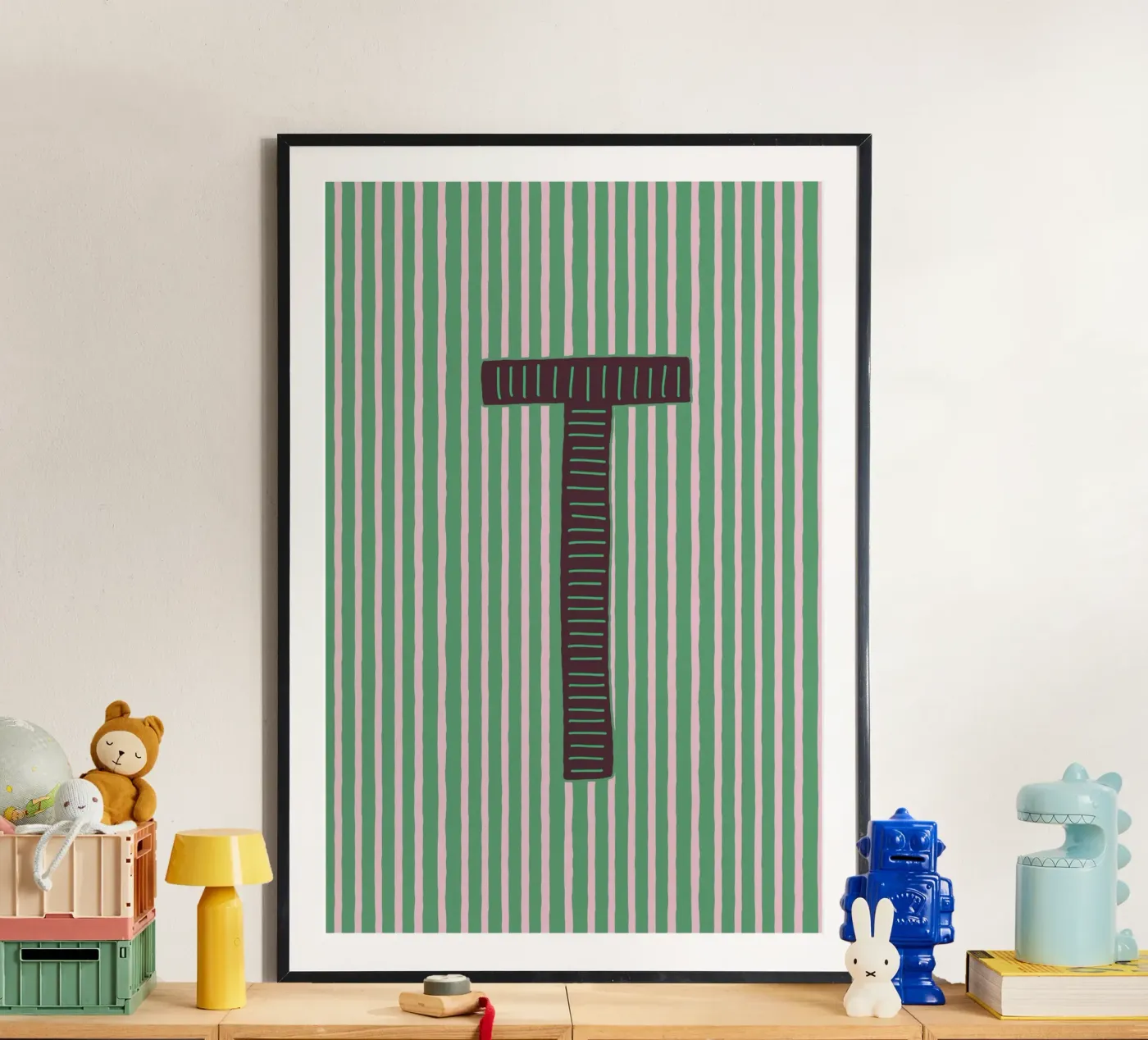 Buchstabe T poster da treechild