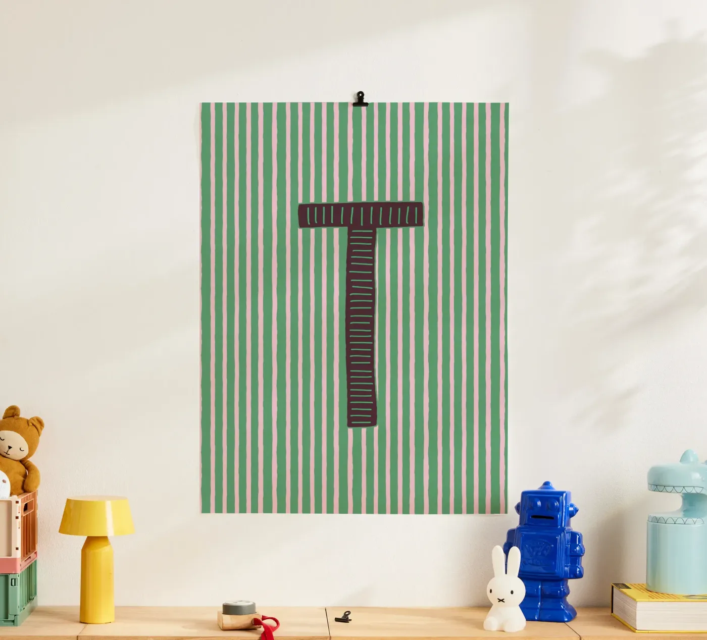 Buchstabe T poster da treechild
