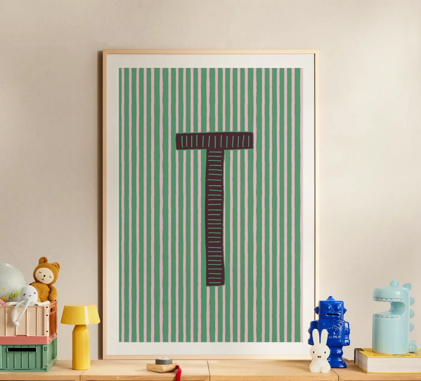 Buchstabe T poster da treechild