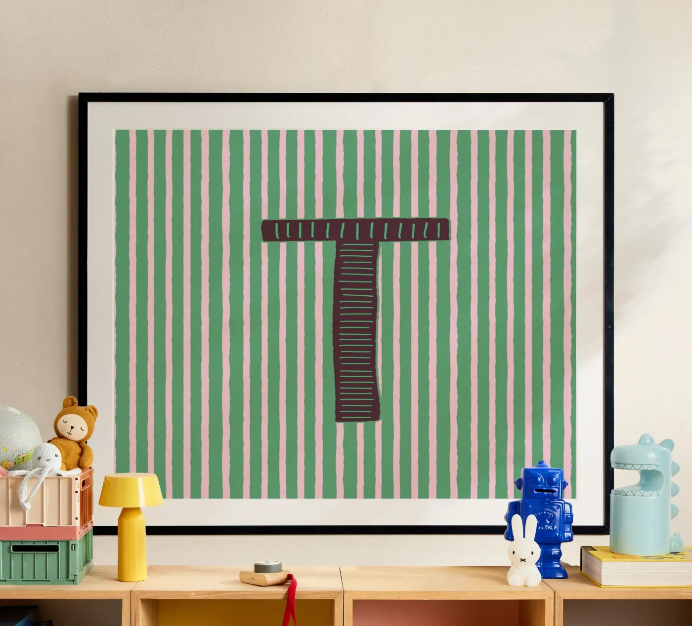 Buchstabe T poster da treechild