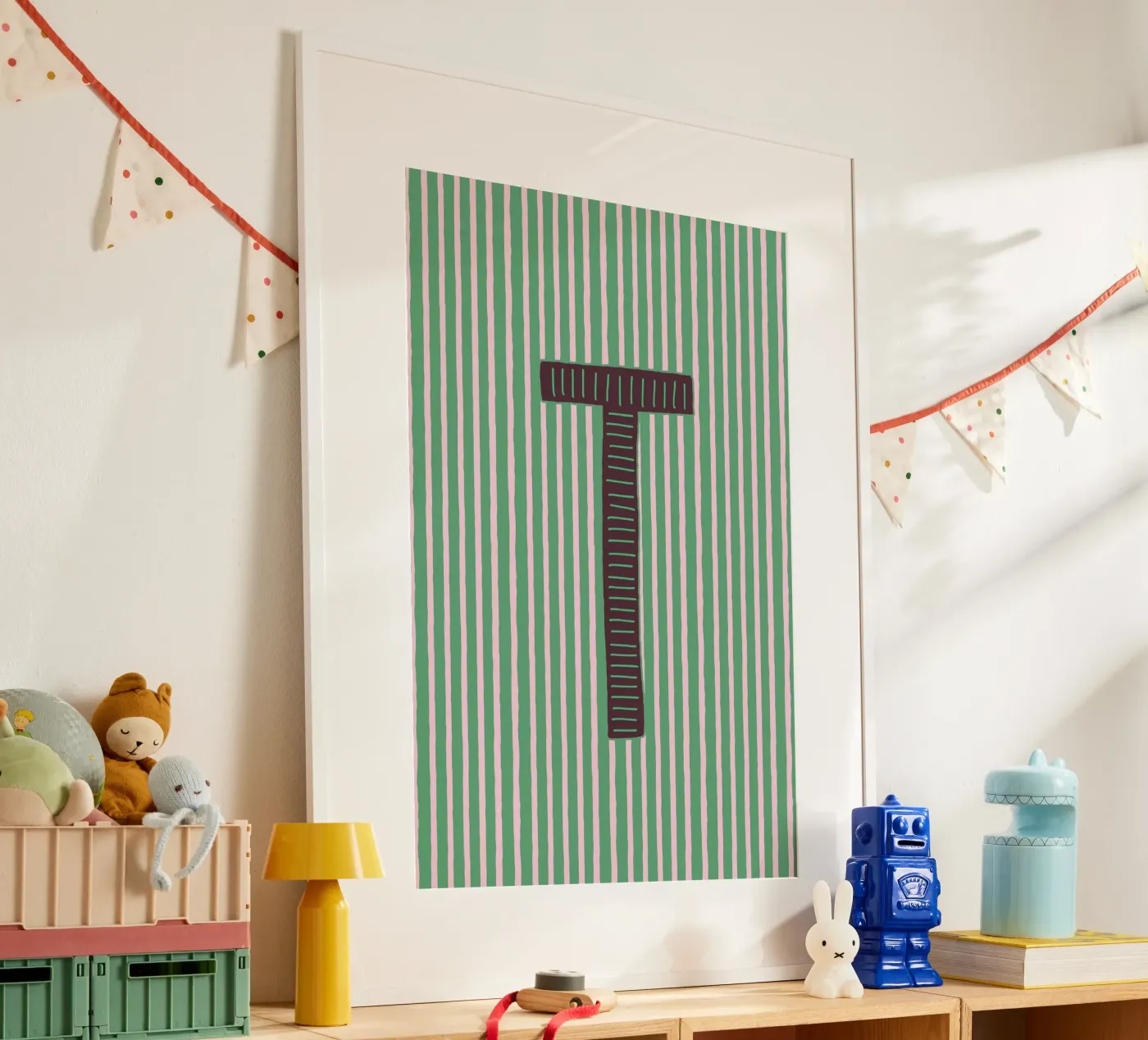 Buchstabe T poster da treechild