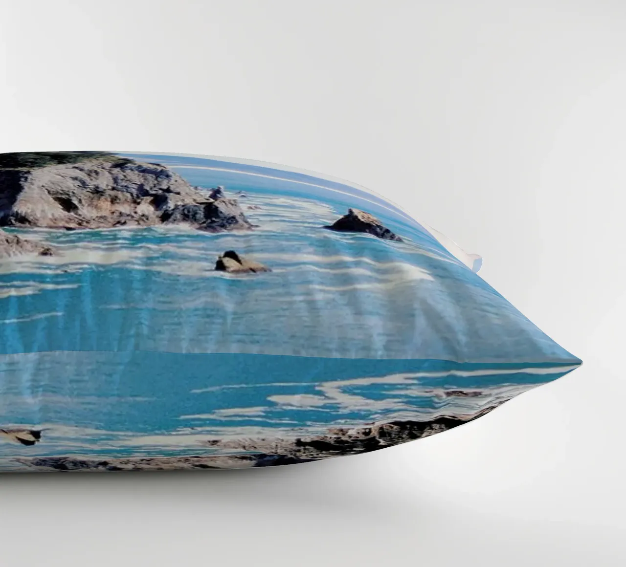 Cape Falcon decorative cushion by Leah Flores