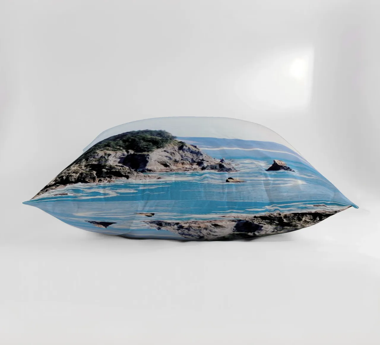 Cape Falcon decorative cushion by Leah Flores