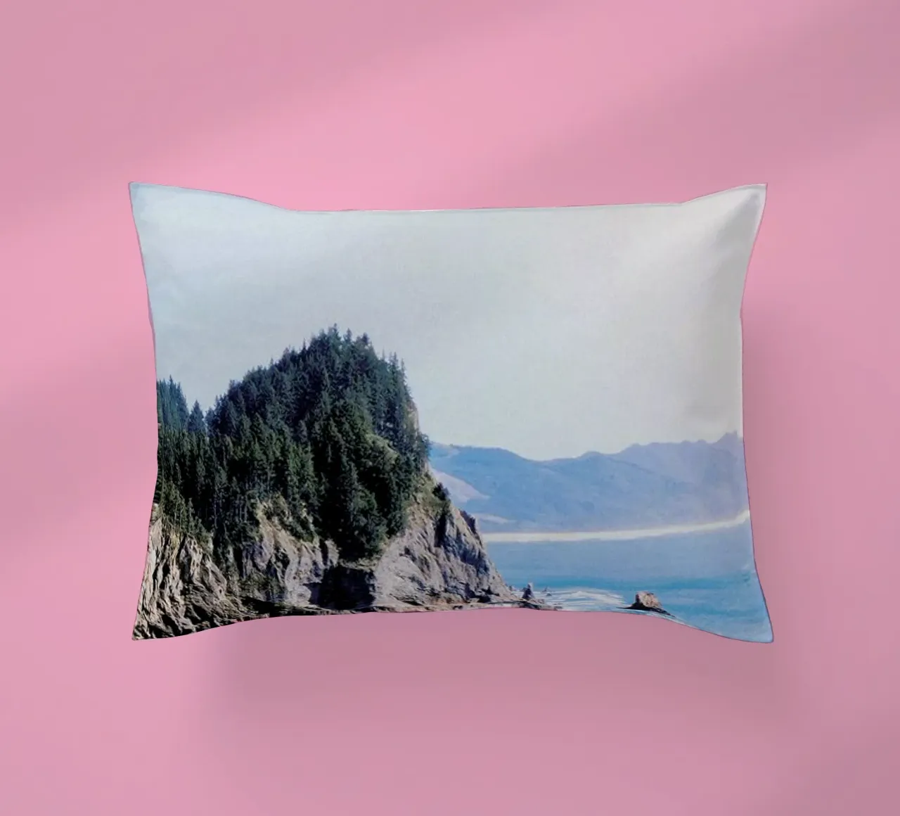 Cape Falcon decorative cushion by Leah Flores